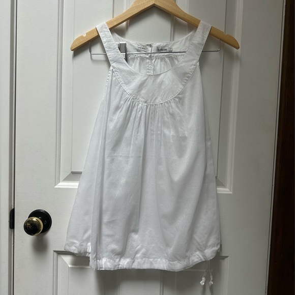 NWOT Sheer Pure Cotton breezy top by - Picture 3 of 11